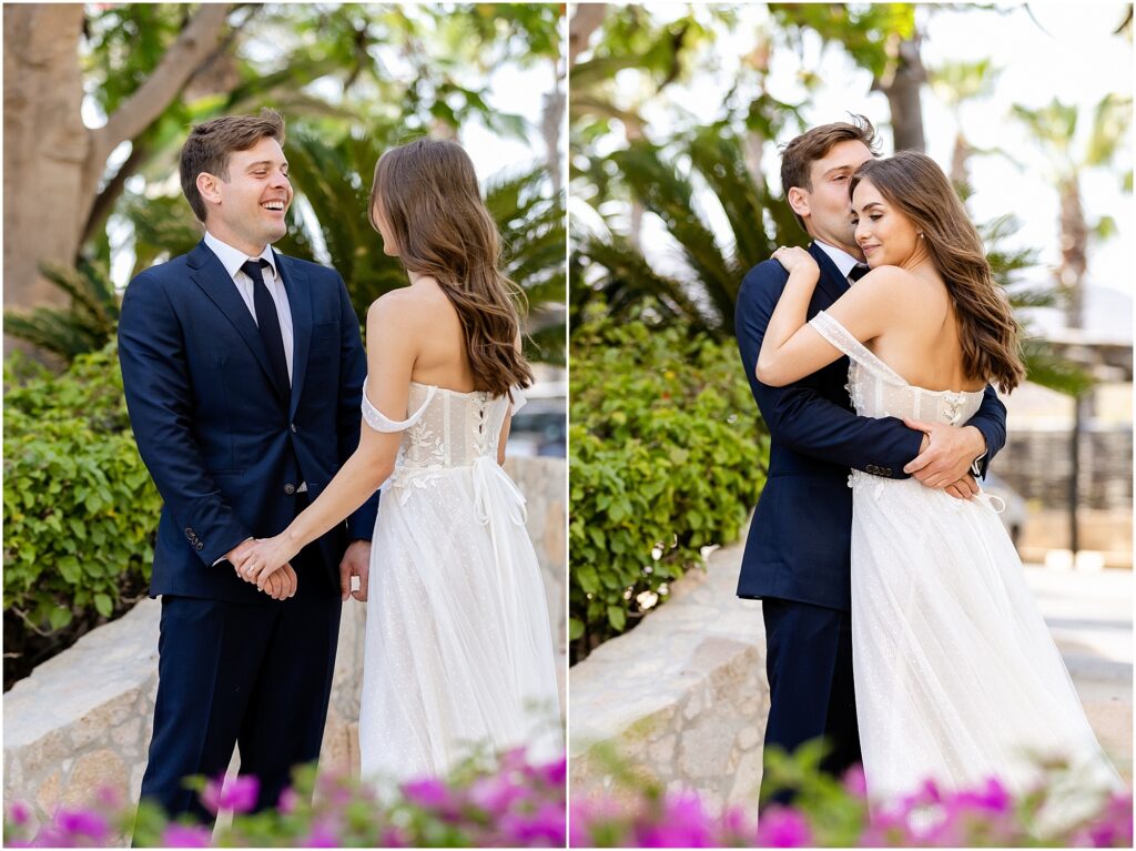 Bride & Groom first look at Esperanza